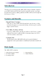 Preview for 4 page of URC Total Control MRX-4SEN Owner'S Manual