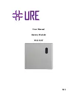 URE MA1-BAT User Manual preview