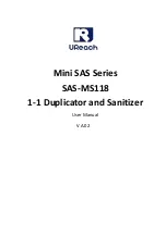 ureach Mini SAS Series User Manual preview