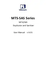 ureach MTS-SAS Series User Manual предпросмотр