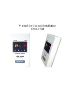 Предварительный просмотр 1 страницы Uriel UTH-170R Use And Installation  Manual