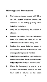 Preview for 12 page of URIT Medical Electronic UC-32A Operation Manual