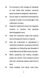 Preview for 14 page of URIT Medical Electronic UC-32A Operation Manual