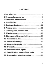 Preview for 3 page of URIT Medical Electronic VRN DP-10 Operation Manual