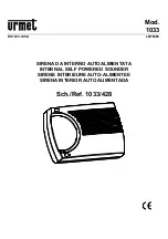 Предварительный просмотр 1 страницы urmet domus 1033/428 Manual