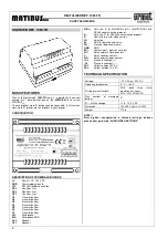 Предварительный просмотр 2 страницы urmet domus 1052/7R Manual