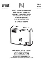 urmet domus 1060/85 Installation Manual preview