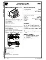 Предварительный просмотр 2 страницы urmet domus 1072/59 Technical Manual