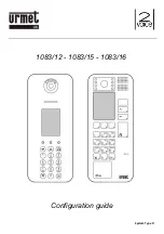 Preview for 1 page of urmet domus 1083/12 Configuration Manual