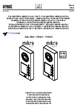 Предварительный просмотр 1 страницы urmet domus 1784/3 Configuration Manual