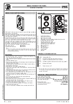 Preview for 2 page of urmet domus 2 VOICE exigo Technical Manual