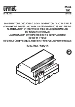 urmet domus 786/15 Manual preview