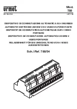 Preview for 1 page of urmet domus 788/54 Manual