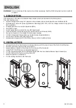 Предварительный просмотр 6 страницы urmet domus ELEKTA STEEL 1375 Instructions Manual