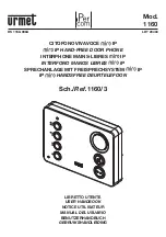 Preview for 1 page of urmet domus miro 1160/3 User Handbook Manual