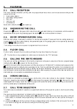 Preview for 9 page of urmet domus miro 1160/3 User Handbook Manual