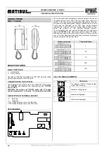 Предварительный просмотр 56 страницы urmet domus Miwi 1032/9 Manual