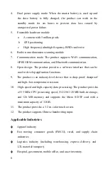 Preview for 8 page of UROVO i3000 User Manual