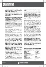 Preview for 6 page of Urrea 23628 User Manual And Warranty