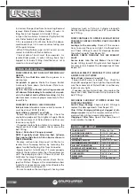 Preview for 10 page of Urrea 23629 User Manual And Warranty