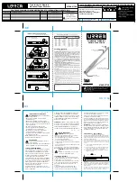 Preview for 1 page of Urrea 61560 Instructions And Warranty