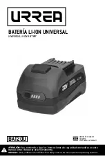 Urrea BAT20U User Manual And Warranty предпросмотр