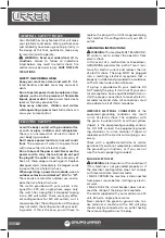 Preview for 22 page of Urrea CE1115 User Manual And Warranty