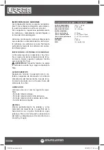 Preview for 8 page of Urrea CM914A User Manual