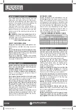 Preview for 8 page of Urrea CM916 User Manual