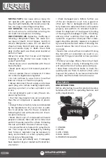 Preview for 16 page of Urrea COMP9100A User Manual And Warranty