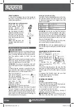 Предварительный просмотр 14 страницы Urrea DG927 User Manual And Warranty