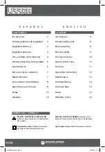 Preview for 2 page of Urrea EA909B User Manual And Warranty