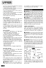 Preview for 16 page of Urrea RB1120 User Manual And Warranty