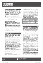 Preview for 10 page of Urrea RP801 User Manual And Warranty