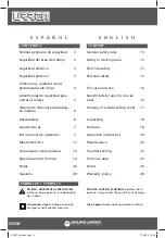 Preview for 2 page of Urrea SC907A User Manual And Warranty