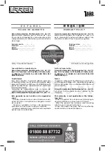 Preview for 16 page of Urrea SOLI1020-BV User Manual And Warranty