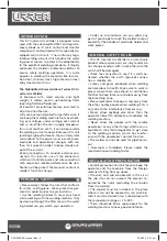 Preview for 8 page of Urrea SOLI9200-BV User Manual And Warranty