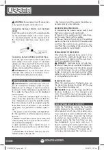 Preview for 10 page of Urrea SOLI9200-BV User Manual And Warranty