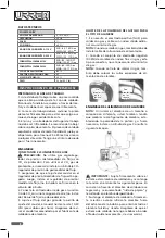 Preview for 8 page of Urrea SOLM1020-BV User Manual