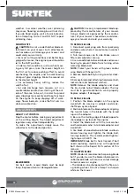 Preview for 12 page of Urrea SURTEK PP520 User Manual And Warranty