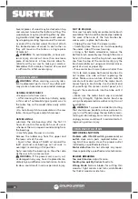 Preview for 20 page of Urrea SURTEK SK616A User Manual And Warranty