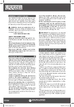 Preview for 6 page of Urrea UP125 User Manual And Warranty