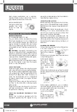 Предварительный просмотр 16 страницы Urrea VCG855 User Manual And Warranty