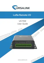 Preview for 1 page of Ursalink UC1122 User Manual