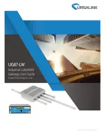 Ursalink UG87-LW User Manual предпросмотр