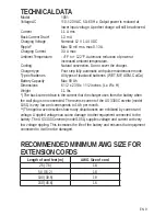 Preview for 9 page of US 3300 Corvette 1051 Users Manual And A Manual