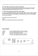 Preview for 5 page of US Audio USA260Z Operating Instructions Manual