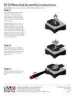 US Digital E5 Assembly Instructions preview