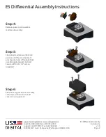 Предварительный просмотр 2 страницы US Digital E5 Assembly Instructions