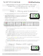 Preview for 1 page of US Fleet Tracking NT-V4 Install Manual